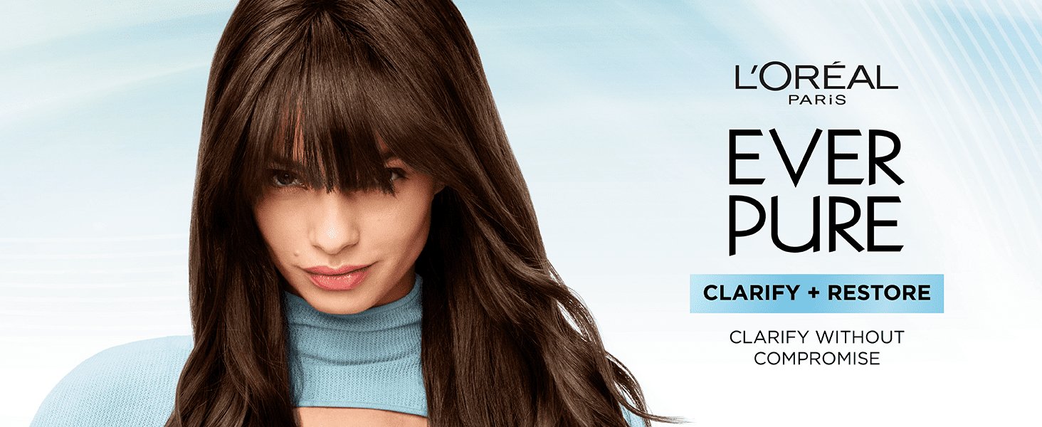 L'Oréal Paris EverPure Sulfate-Free Clarify and Restore Shampoo and Conditioner, Education Module Content Model